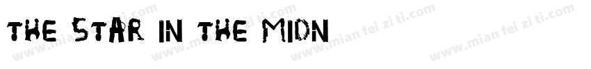 The Star in the Midn字体转换